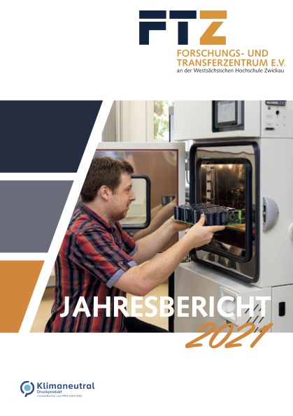 Cover-Bild vom Jahresbericht 2021